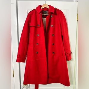 J. Crew Wool Cashmere Trench Coat ❤️